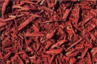 Ruby Red Colored Mulch